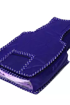 atorakushon   Parashute Fabric Blouse Cover Garments Wardrobe Organizer Pack of 1 (Blue)
