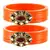 Extra Large Size  Orange  Bangles And Bracelets