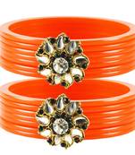 Extra Large Size  Orange  Bangles And Bracelets