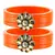 Extra Large Size  Orange  Bangles And Bracelets