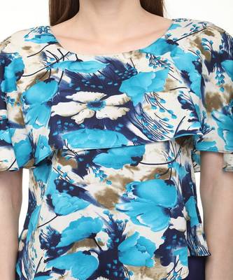 Multicolor printed rayon tops 3