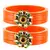 Extra Large Size  Orange  Bangles And Bracelets