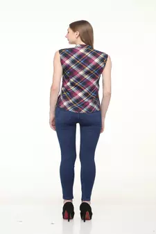 Multicolor printed crepe tops