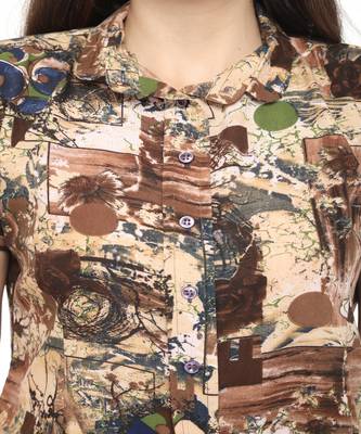 Multicolor printed crepe tops 3