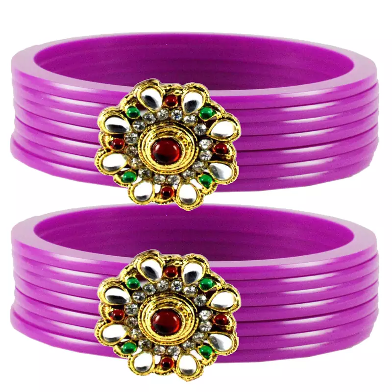 Extra Large Size  Purple  Bangles And Bracelets