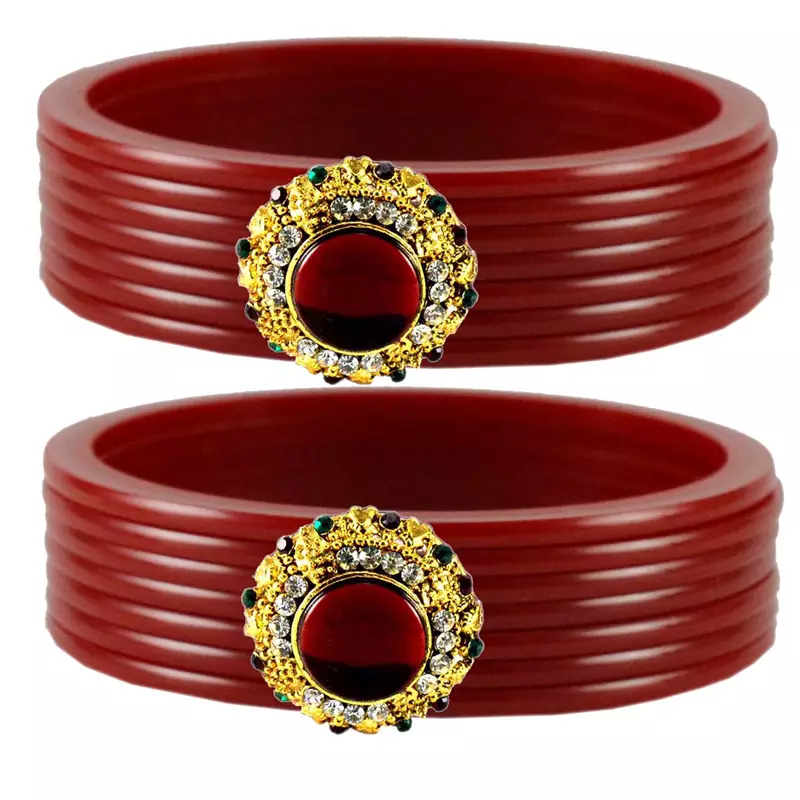 Extra Large Size  Maroon  Bangles And Bracelets