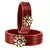 Extra Large Size  Maroon  Bangles And Bracelets