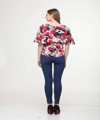 Multicolor printed crepe tops 4