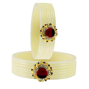 Extra Large Size  White  Bangles And Bracelets 2