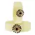 Extra Large Size  White  Bangles And Bracelets