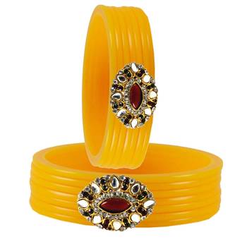 Extra Large Size  Yellow  Bangles And Bracelets 2
