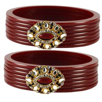 Extra Large Size  Brown  Bangles And Bracelets 1