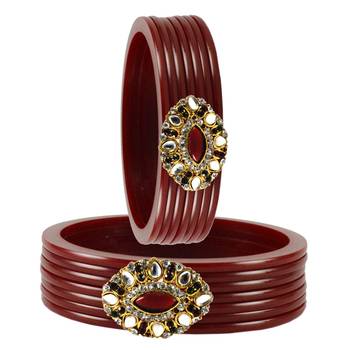 Extra Large Size  Brown  Bangles And Bracelets 2