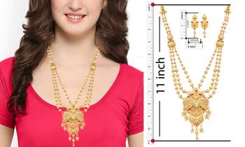 Multicolor cubic zirconia necklace-sets 4