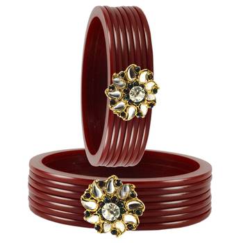 Extra Large Size  Brown  Bangles And Bracelets 2