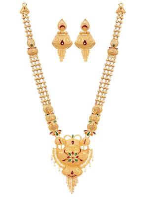 Multicolor cubic zirconia necklace-sets 1