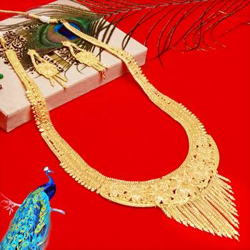 Gold cubic zirconia necklace-sets 2