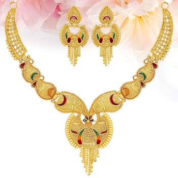 Multicolor cubic zirconia necklace-sets 2