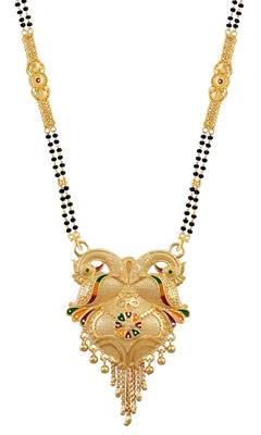 Multicolor cubic zirconia mangalsutra 3