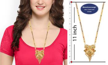Multicolor cubic zirconia mangalsutra 2