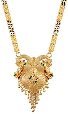 Multicolor cubic zirconia mangalsutra 4