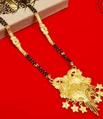 Multicolor cubic zirconia mangalsutra