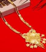 Multicolor cubic zirconia mangalsutra