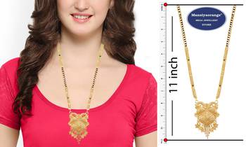 Multicolor cubic zirconia mangalsutra 2