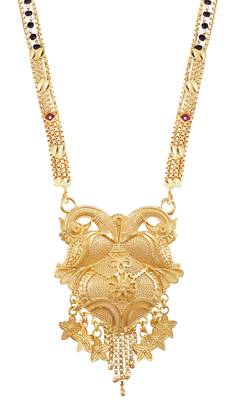 Multicolor cubic zirconia mangalsutra 3