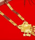 Multicolor cubic zirconia mangalsutra