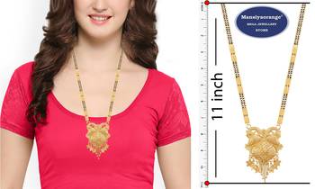 Multicolor cubic zirconia mangalsutra 2