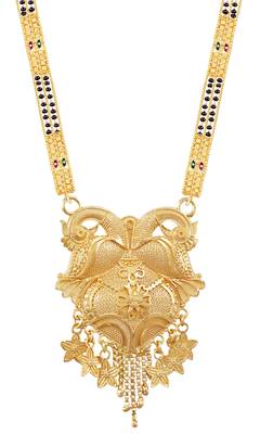 Multicolor cubic zirconia mangalsutra 3