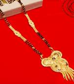 Multicolor cubic zirconia mangalsutra