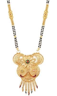 Multicolor cubic zirconia mangalsutra 3