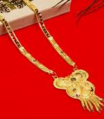 Multicolor cubic zirconia mangalsutra