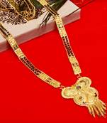 Multicolor cubic zirconia mangalsutra