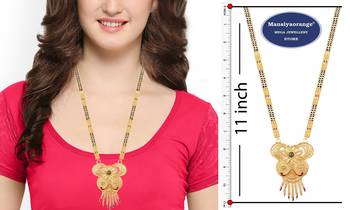 Multicolor cubic zirconia mangalsutra 2