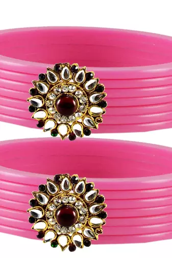 Extra Large Size  Pink  Bangles And Bracelets