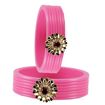 Extra Large Size  Pink  Bangles And Bracelets 2