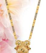 Multicolor cubic zirconia mangalsutra