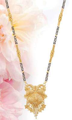 Multicolor cubic zirconia mangalsutra 5