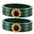 Extra Large Size  Dark Green Bangles And Bracelets