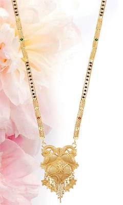 Multicolor cubic zirconia mangalsutra 5