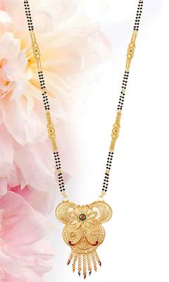 Multicolor cubic zirconia mangalsutra 5