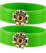 Extra Large Size  Green  Bangles And Bracelets