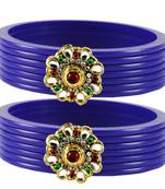 Extra Large Size  Blue  Bangles And Bracelets