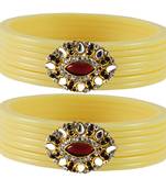 Extra Large Size  Cream  Bangles And Bracelets