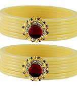 Extra Large Size  Cream  Bangles And Bracelets