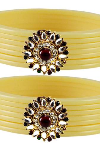 Extra Large Size  Cream  Bangles And Bracelets