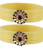 Extra Large Size  Cream  Bangles And Bracelets